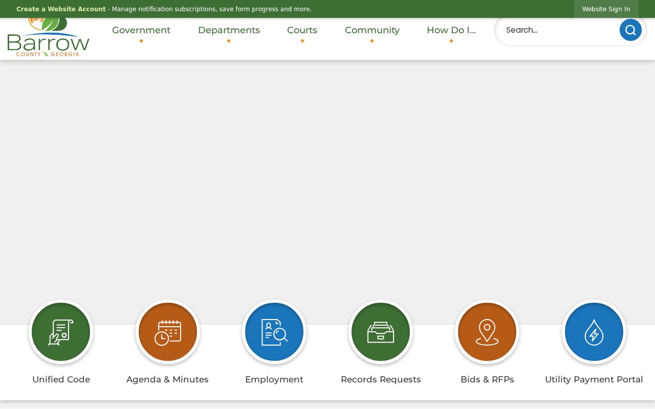 Barrow County criminal history official county government directory