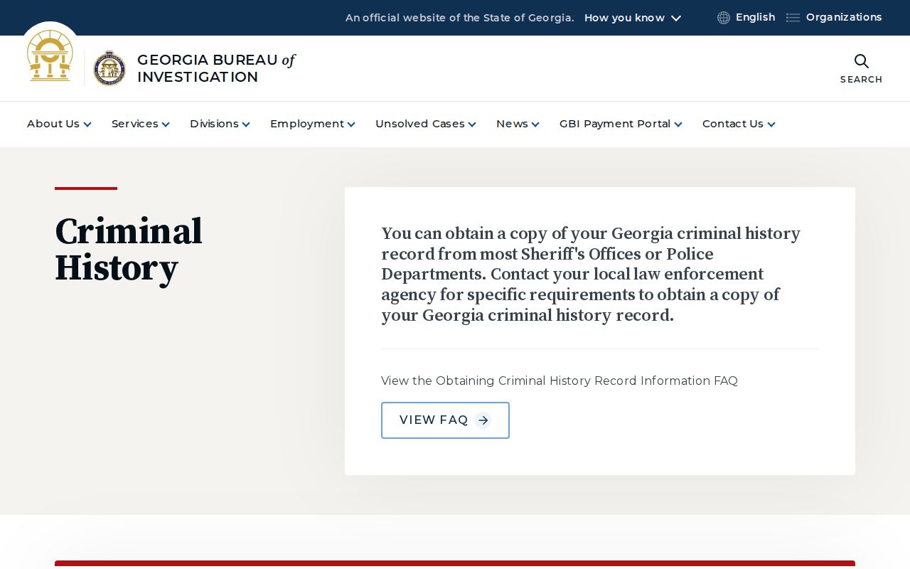 Barrow County criminal history and official Georgia GBI overview
