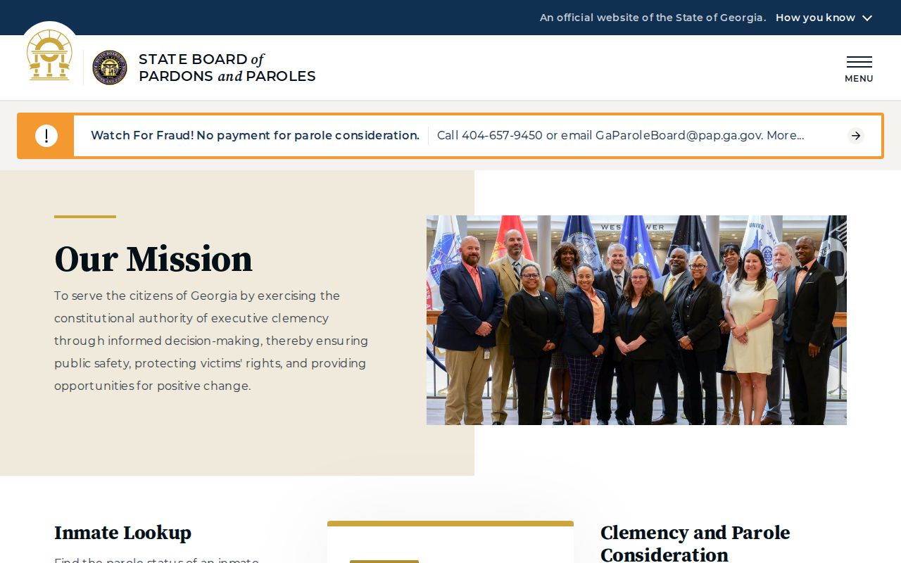 Barrow County criminal history Georgia parole authority information