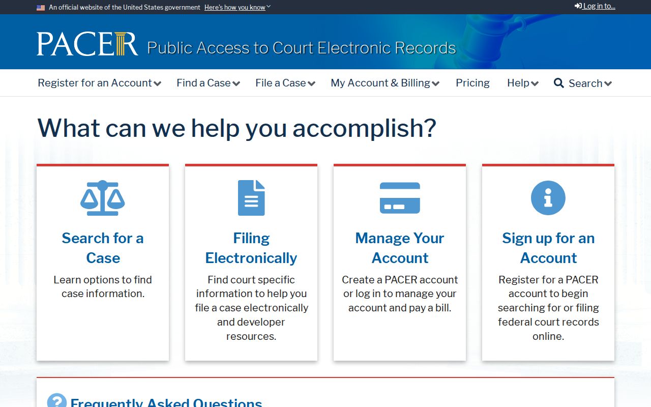 Federal case record access for Barrow County searches